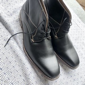 SM New York Black Dress Boots